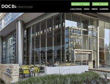 Tablet Screenshot of docbsfreshkitchen.com